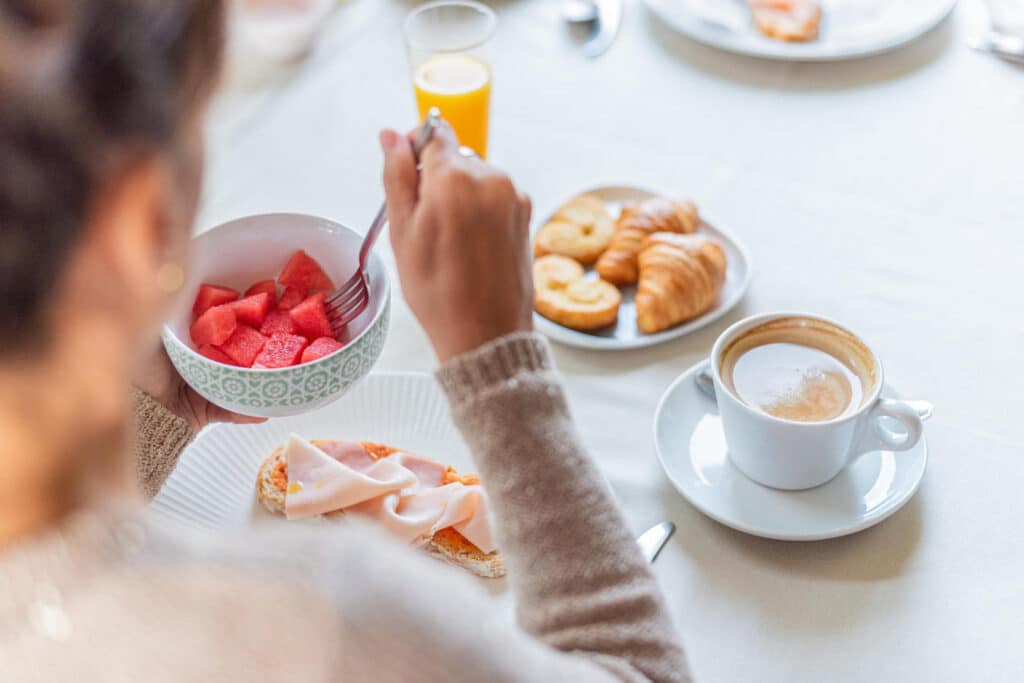 manger gras au petit déjeuner