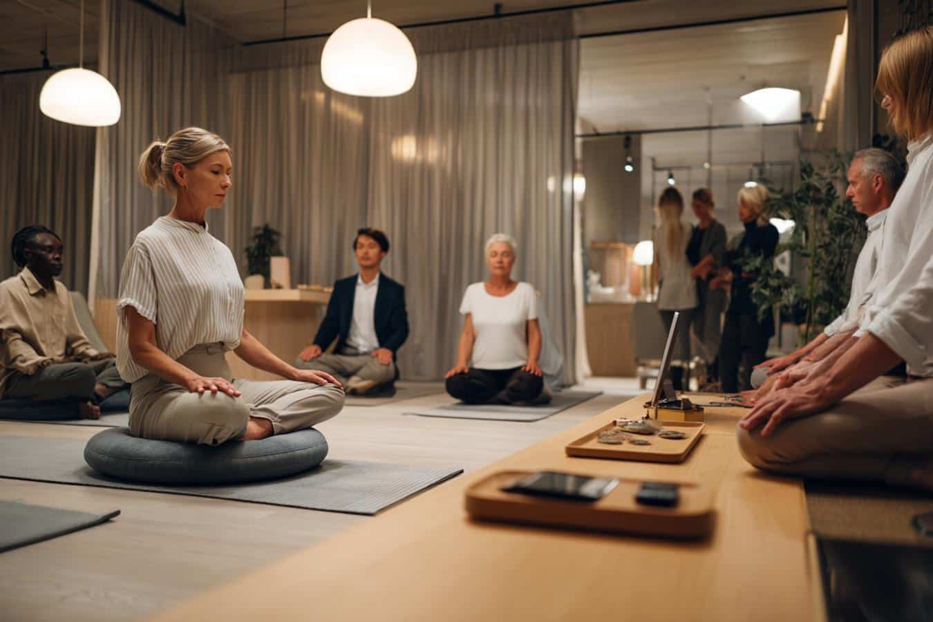 seance meditation chinoise en salle